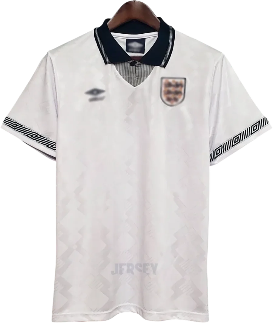 England Retro-Trikot 1990 Heim – Vorderseite