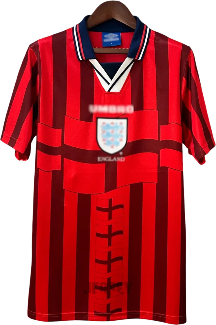 England Retro-Trikot 1998 Auswärts – Vorderseite