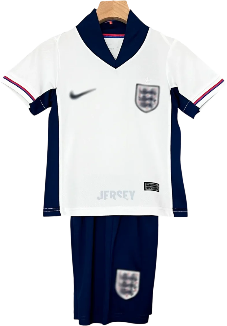 England Retro-Trikot 2024 Heim für Kinder – Vorderseite