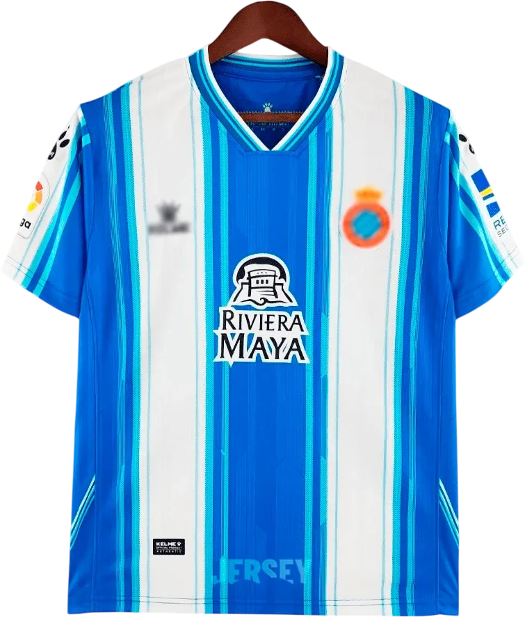 Espanyol Barcelona Retro-Trikot 2022/23 Heim – Vorderseite