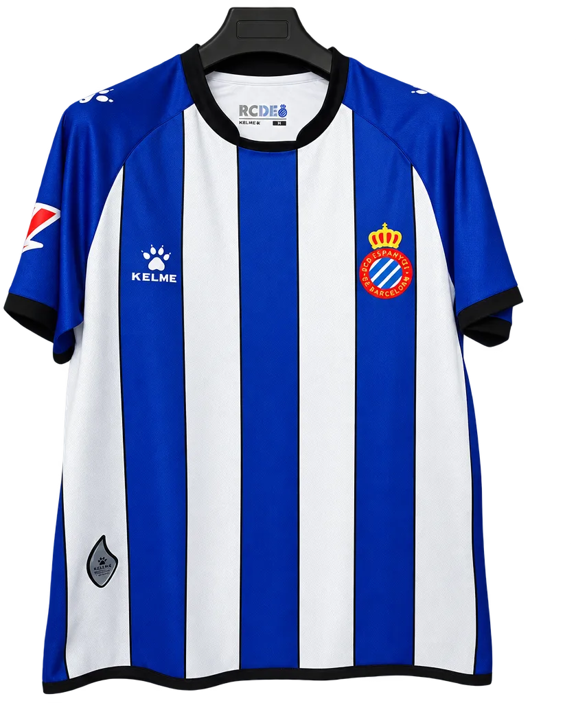 Espanyol Barcelona Retro-Trikot 2026/27 Heim – Vorderseite