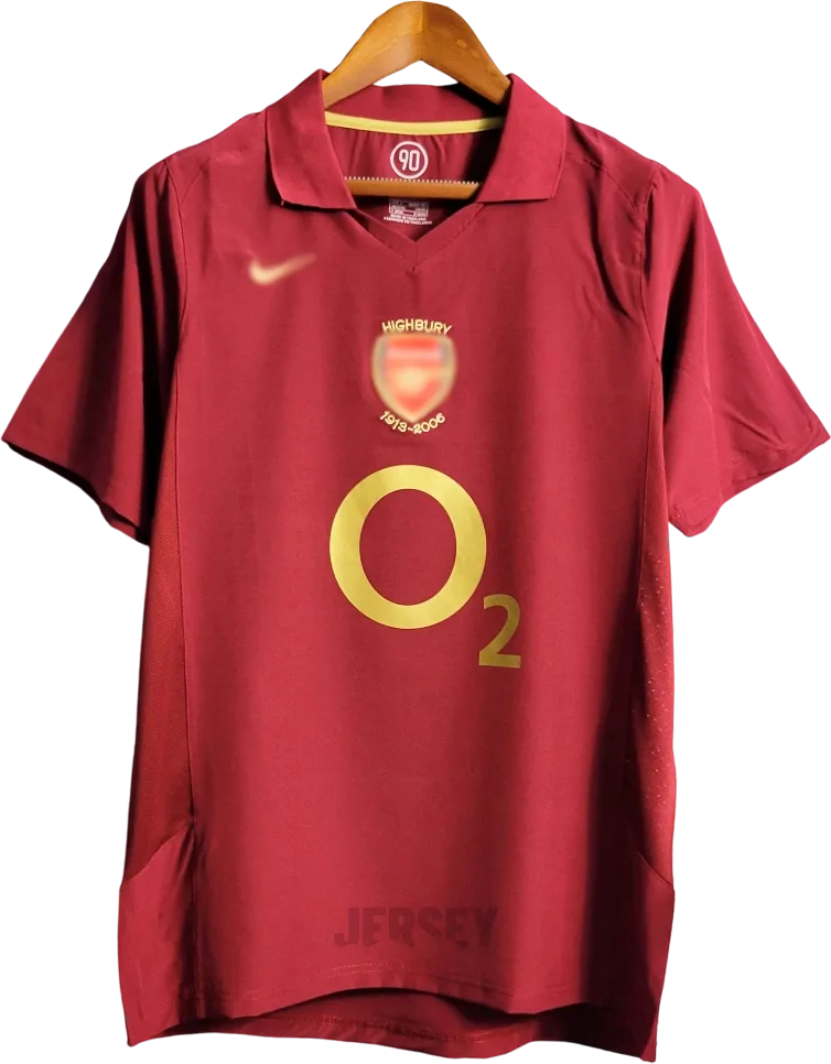 FC Arsenal Retro-Trikot 2005/06 Heim – Vorderseite
