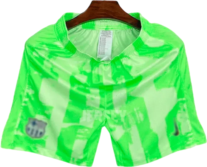 FC Barcelona Retro-Shorts 2024/25 Ausweich – Vorderseite