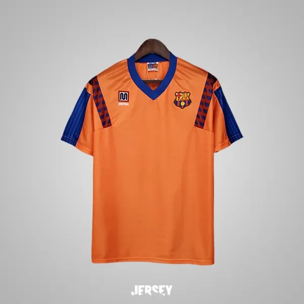 FC Barcelona Retro-Trikot 1991/92 Auswärts – Vorderseite