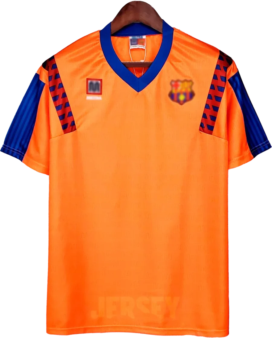 FC Barcelona Retro-Trikot 1992/93 Auswärts – Vorderseite