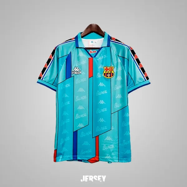 FC Barcelona Retro-Trikot 1995/96 Auswärts – Variante 2 – Vorderseite