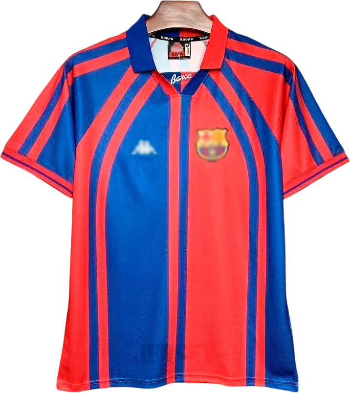 FC Barcelona Retro-Trikot 1997/98 Heim Champions League – Vorderseite