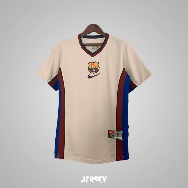 FC Barcelona Retro-Trikot 1999/00 Auswärts – Vorderseite