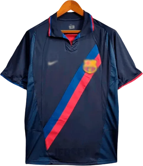 FC Barcelona Retro-Trikot 2002/03 Auswärts – Vorderseite
