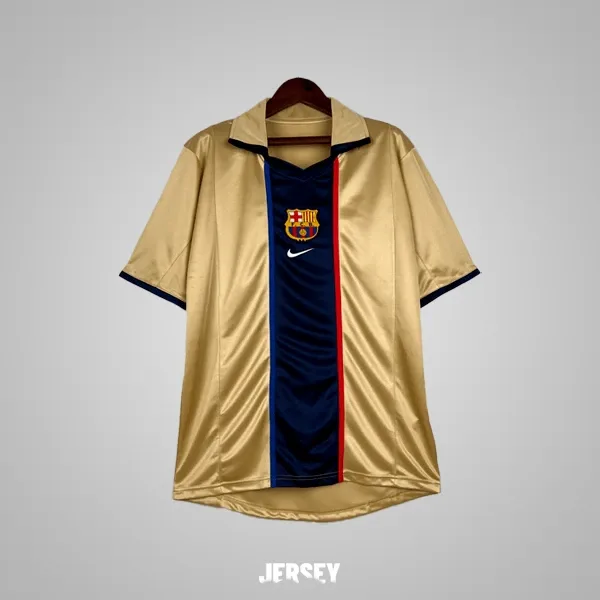 FC Barcelona Retro-Trikot 2002/03 Ausweich – Vorderseite