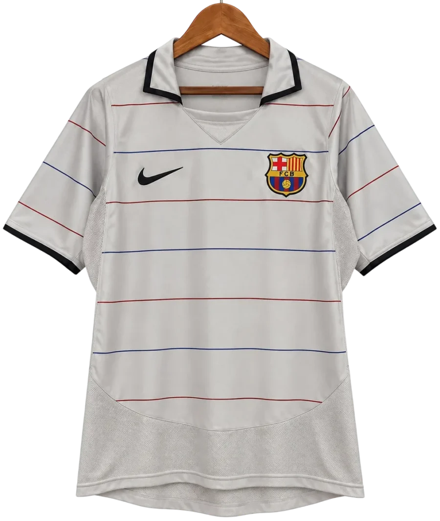 FC Barcelona Retro-Trikot 2003/04 Auswärts – Vorderseite