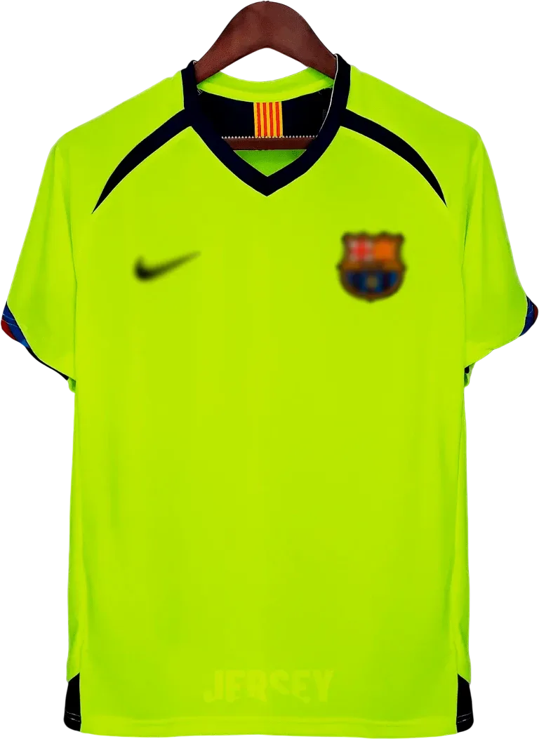 FC Barcelona Retro-Trikot 2005/06 Auswärts – Vorderseite
