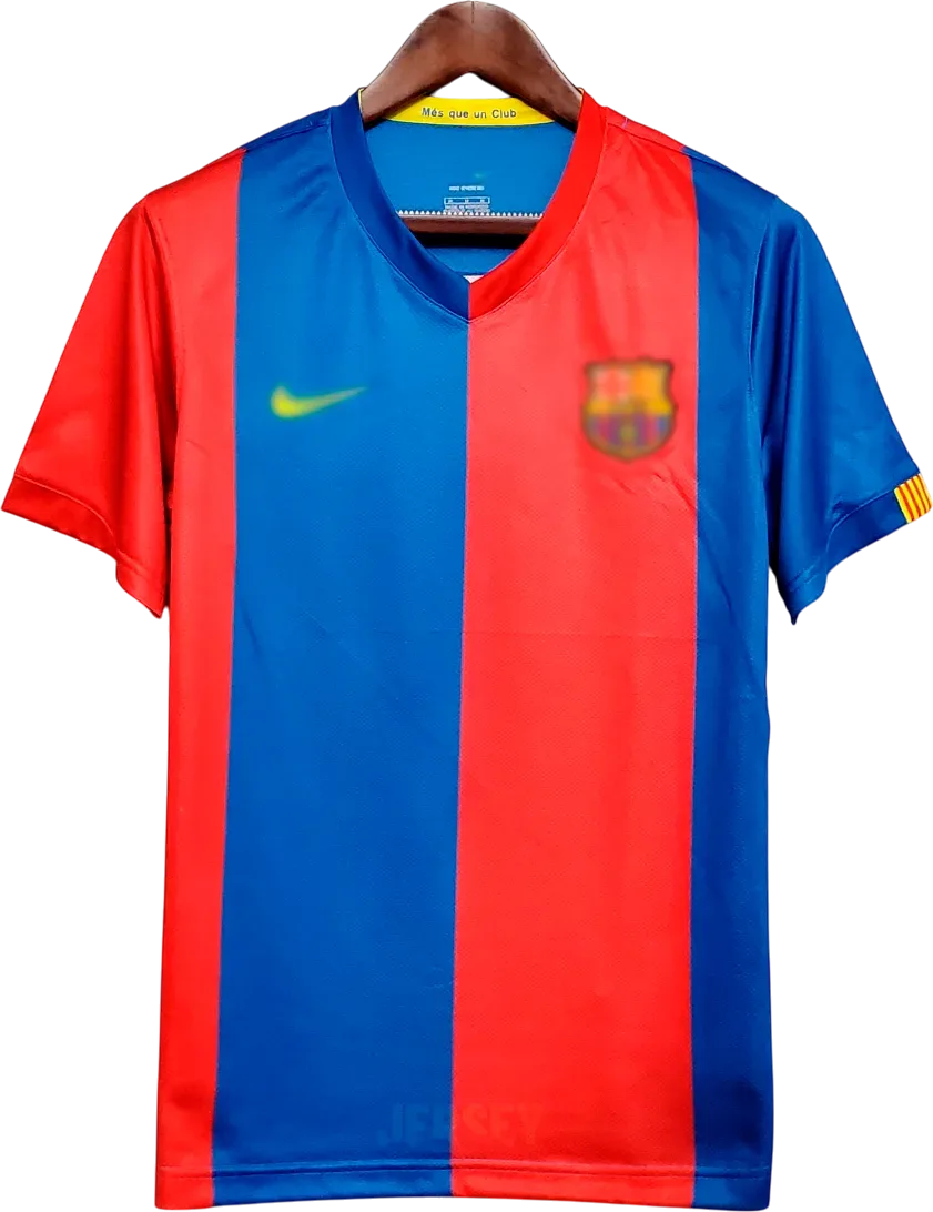 FC Barcelona Retro-Trikot 2006/07 Heim – Vorderseite