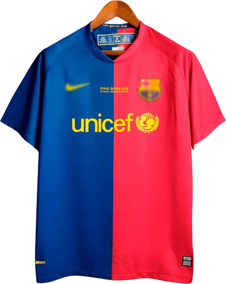 FC Barcelona Retro-Trikot 2008/09 Heim – Vorderseite
