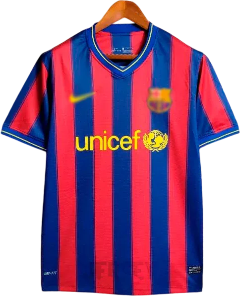 FC Barcelona Retro-Trikot 2009/10 Heim – Vorderseite