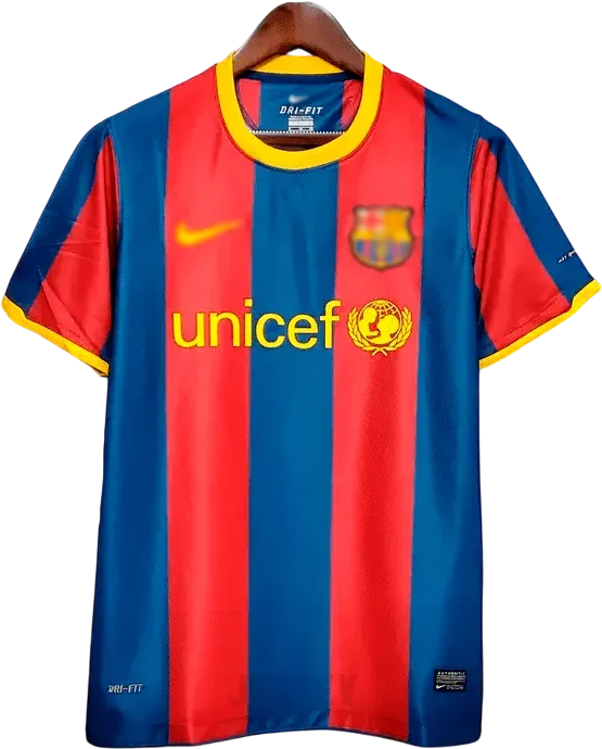 FC Barcelona Retro-Trikot 2010/11 Heim – Vorderseite