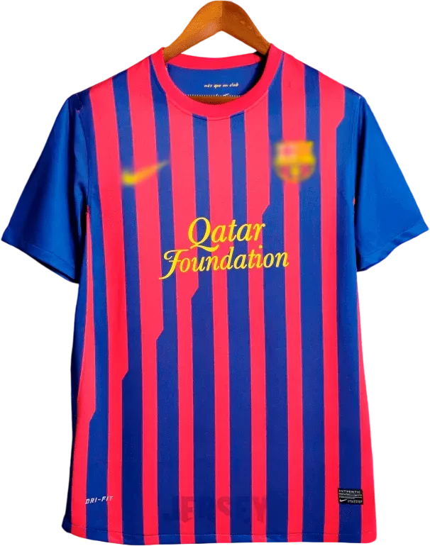 FC Barcelona Retro-Trikot 2011/12 Heim – Vorderseite
