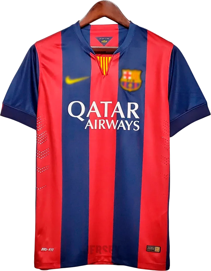 FC Barcelona Retro-Trikot 2014/15 Heim – Vorderseite