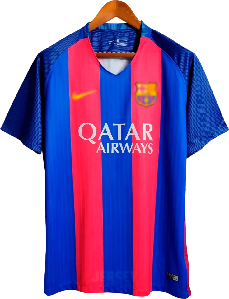 FC Barcelona Retro-Trikot 2016/17 Heim – Vorderseite