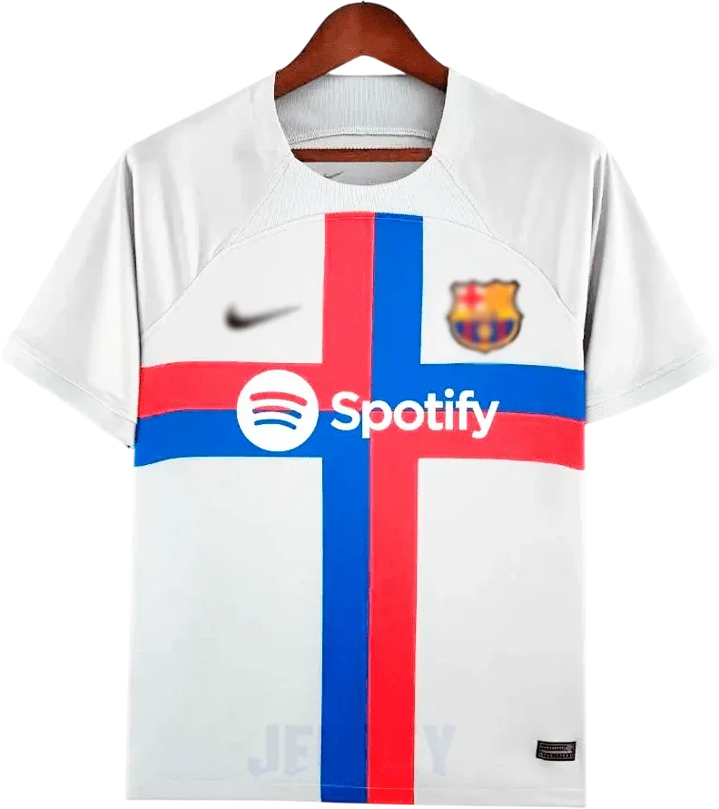 FC Barcelona Retro-Trikot 2022/23 Auswärts – Variante 2 – Vorderseite