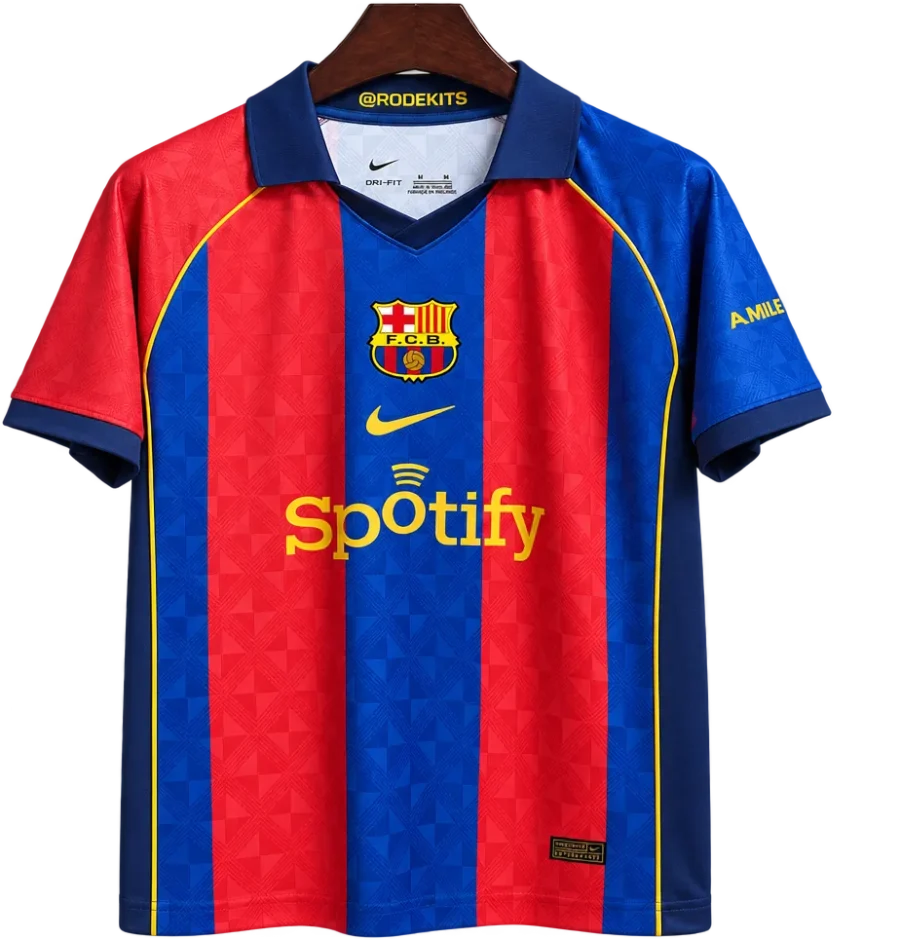 FC Barcelona Retro-Trikot 2026/27 Sonderedition Vintage Inspired – Vorderseite