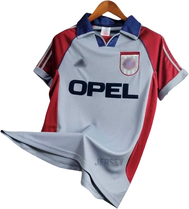 FC Bayern München Retro-Trikot 1998/99 Auswärts – Vorderseite