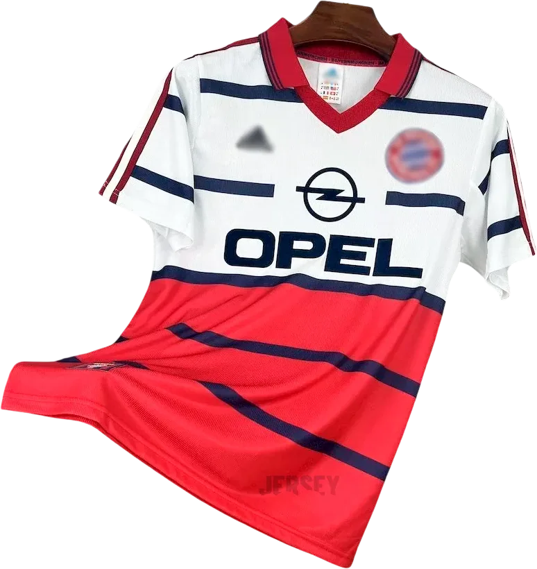 FC Bayern München Retro-Trikot 1998/99 Heim – Vorderseite