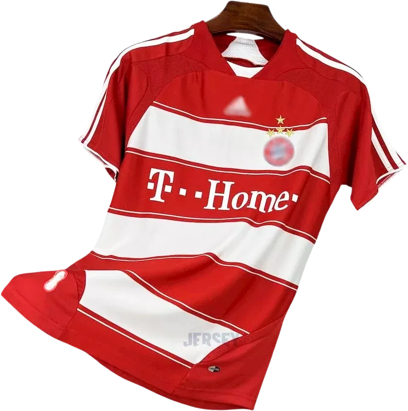 FC Bayern München Retro-Trikot 2007/08 Heim – Vorderseite
