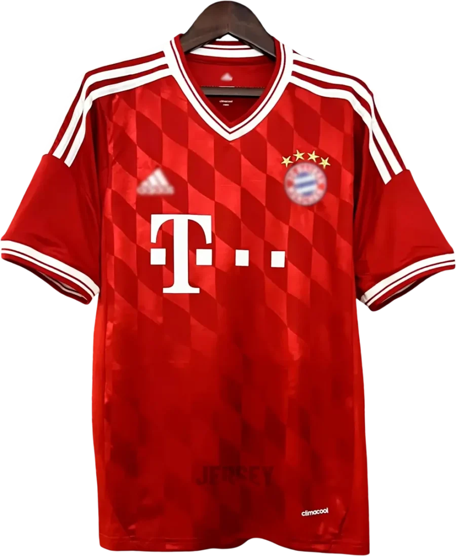 FC Bayern München Retro-Trikot 2013/14 Heim – Vorderseite