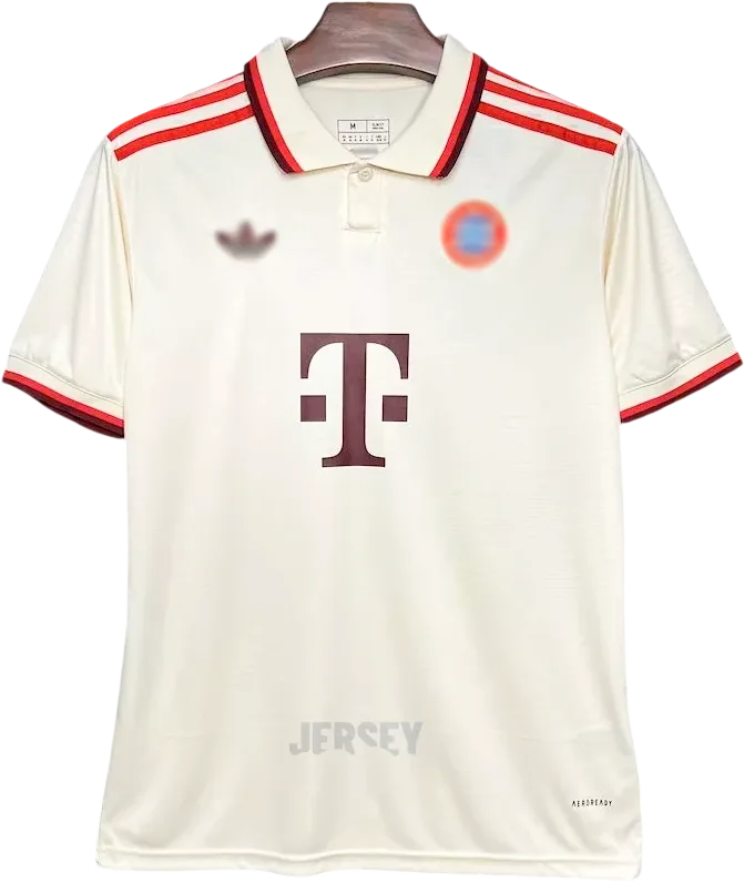 FC Bayern München Retro-Trikot 2024/25 Ausweich – Vorderseite