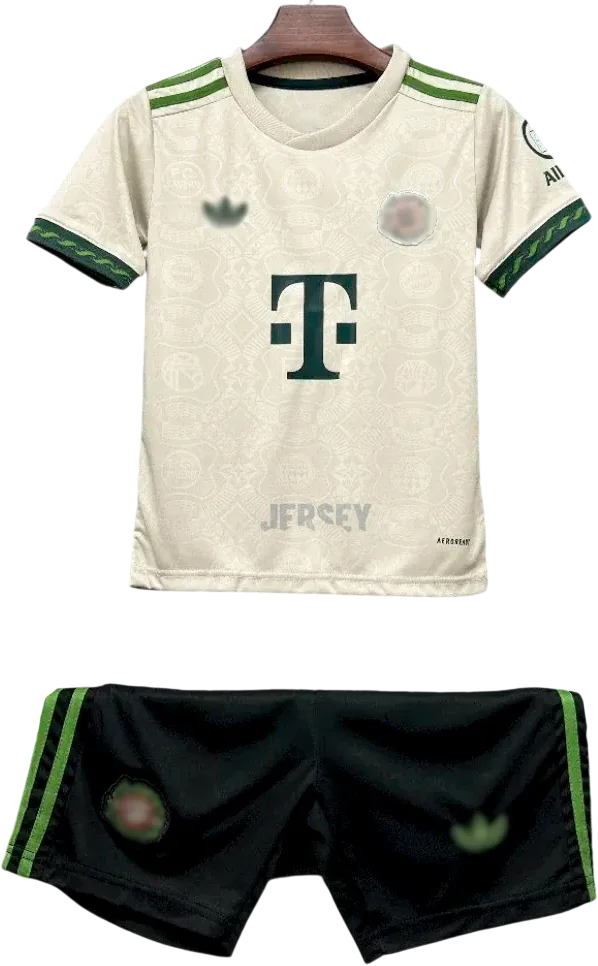 FC Bayern München Retro-Trikot 2025/26 Sonderedition Oktoberfest für Kinder – Vorderseite