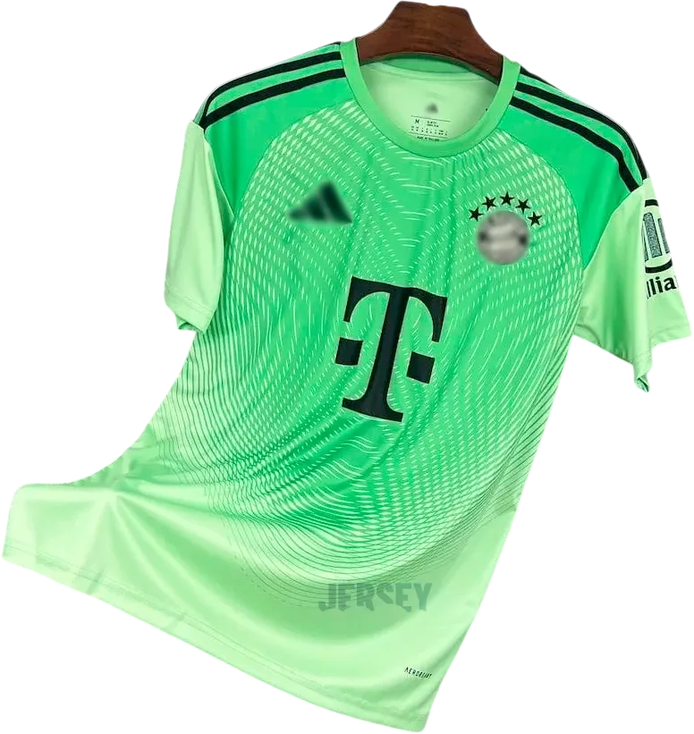 FC Bayern München Retro-Trikot 2025/26 Torwart Heim – Vorderseite