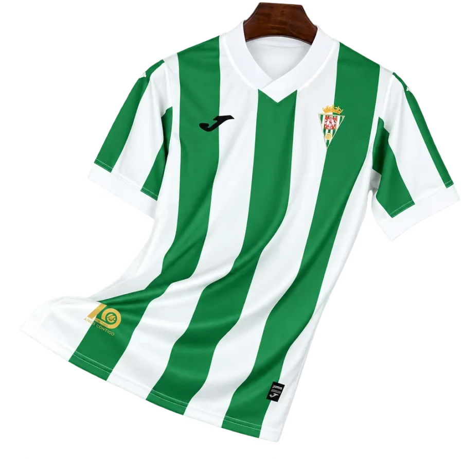 FC Córdoba Retro-Trikot 2024/25 Heim – Vorderseite