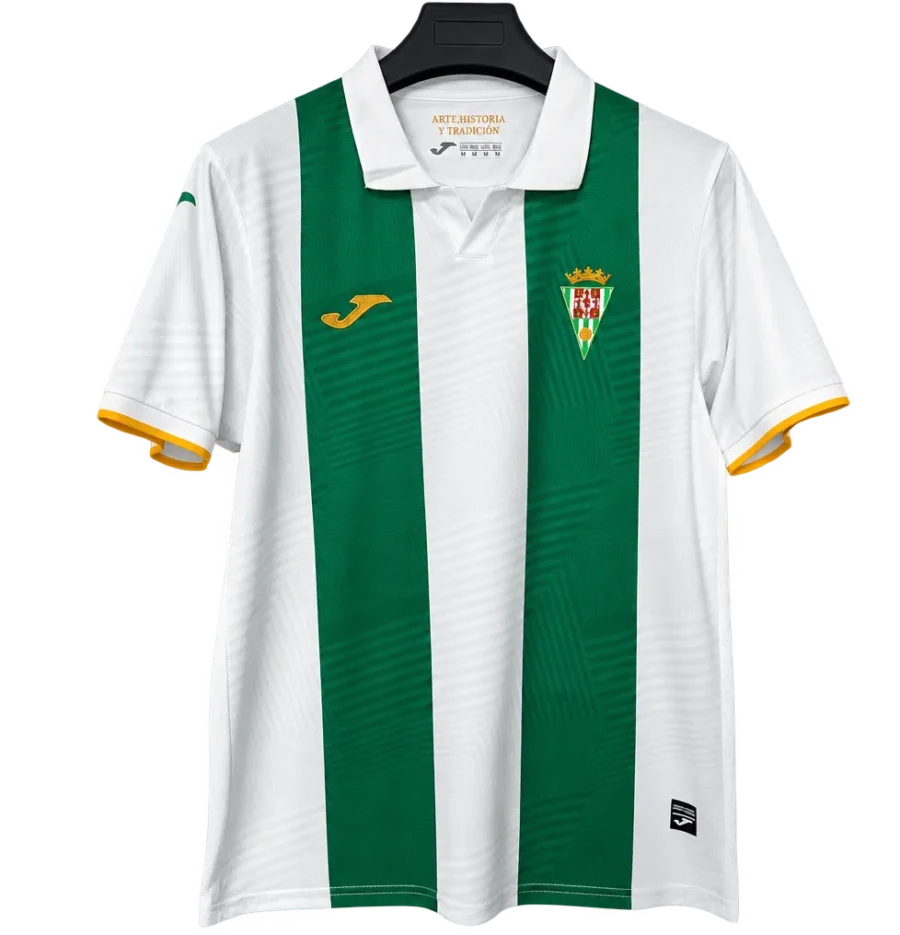 FC Córdoba Retro-Trikot 2026/27 Heim – Vorderseite