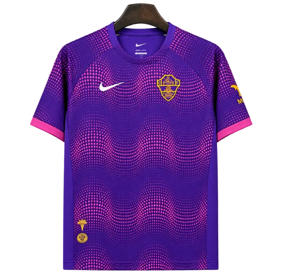 FC Elche Retro-Trikot 2026/27 Auswärts – Vorderseite