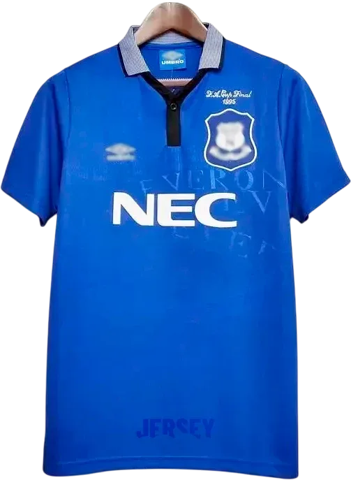 FC Everton Retro-Trikot 1994/95 Heim – Vorderseite