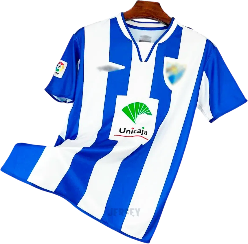 FC Málaga Retro-Trikot 2005/06 Heim – Vorderseite