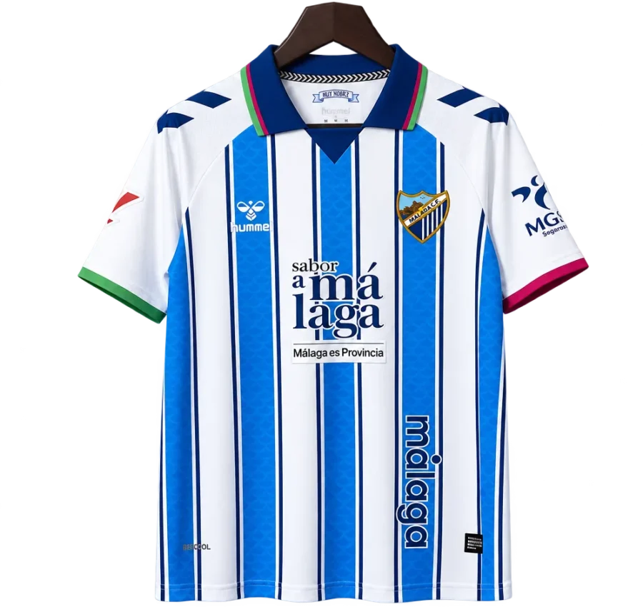 FC Málaga Retro-Trikot 2026/27 Heim – Vorderseite