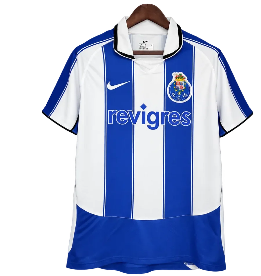FC Porto Retro-Trikot 2003/04 Heim – Vorderseite