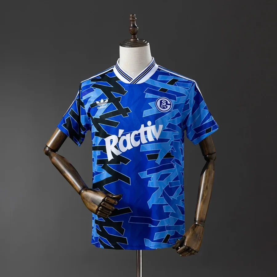 FC Schalke 04 Retro-Trikot 1992/93 Heim – Vorderseite