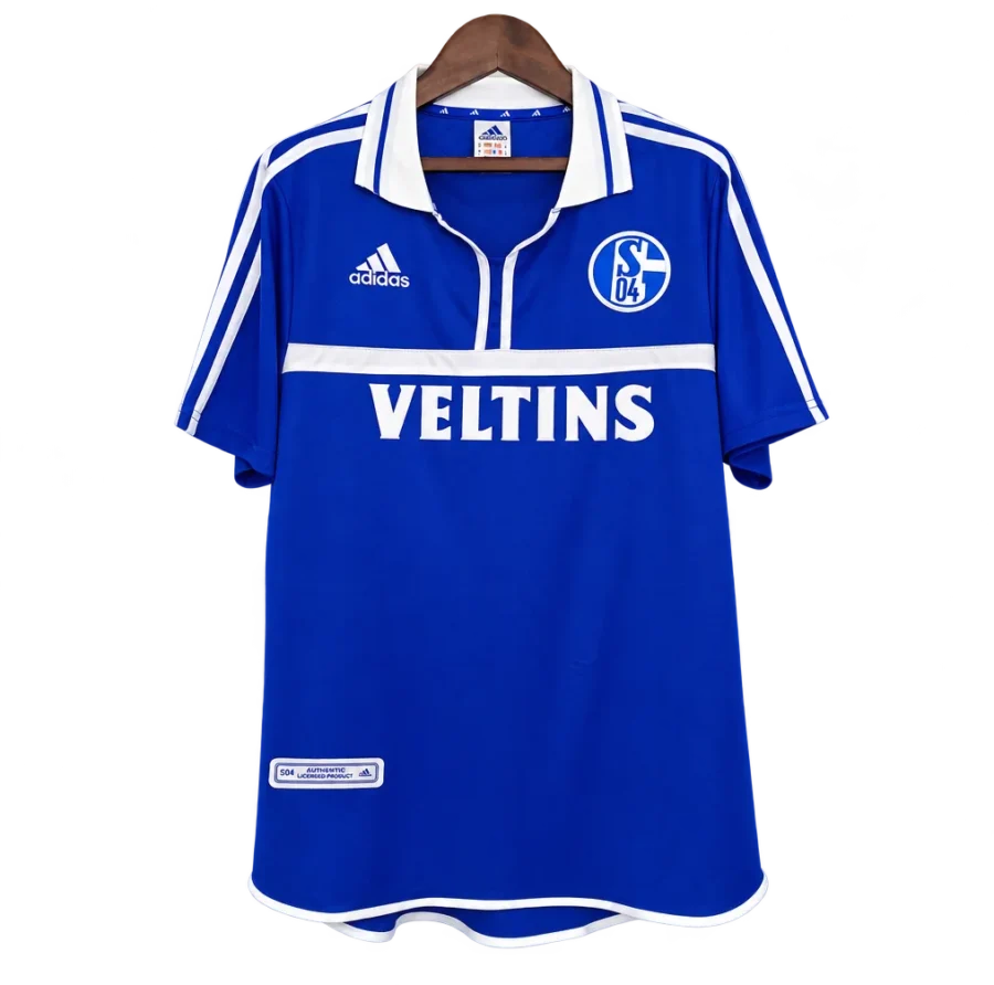 FC Schalke 04 Retro-Trikot 2001/02 Heim – Vorderseite
