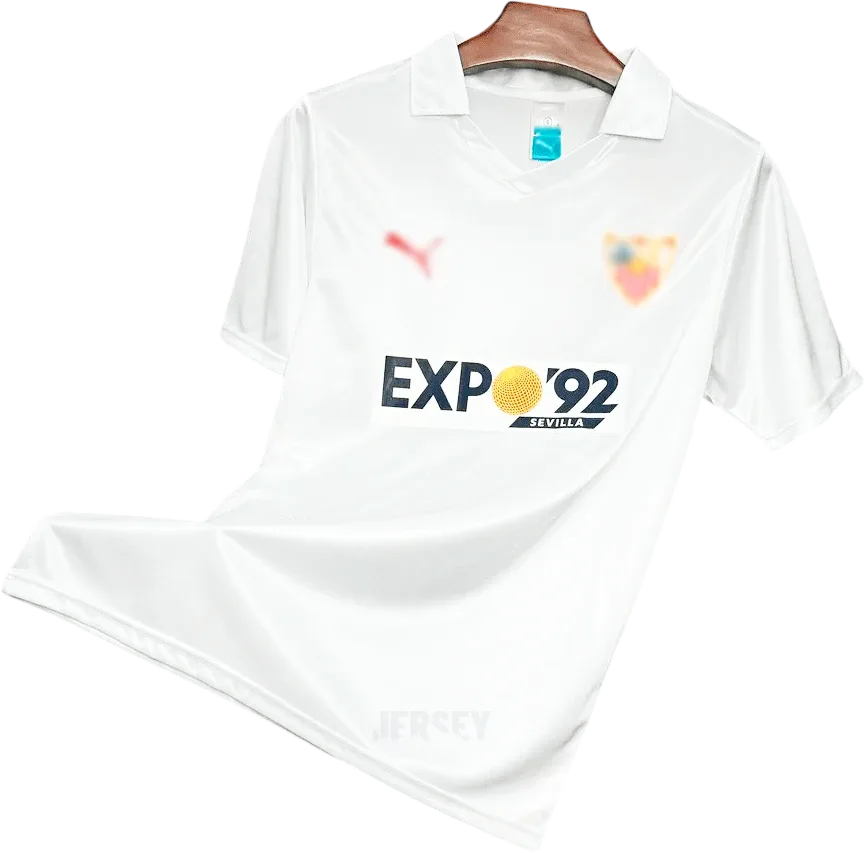 FC Sevilla Retro-Trikot 1987/88 Heim – Vorderseite