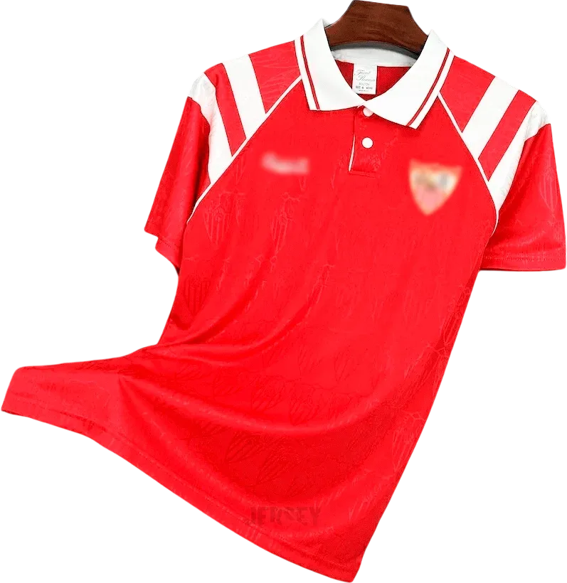 FC Sevilla Retro-Trikot 1992/93 Auswärts – Vorderseite