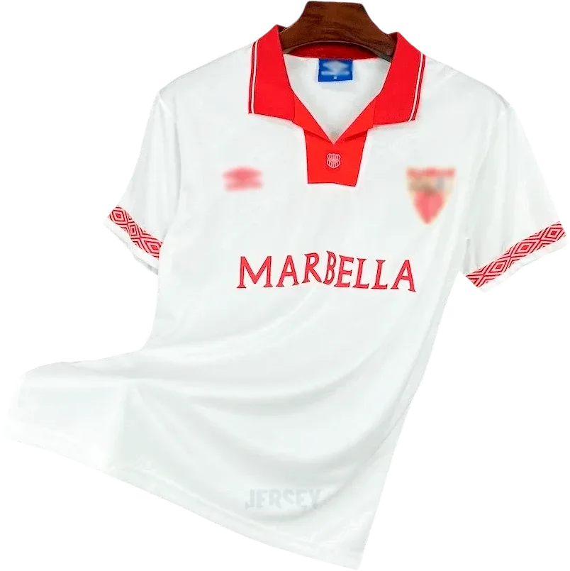 FC Sevilla Retro-Trikot 1994/95 Heim – Vorderseite