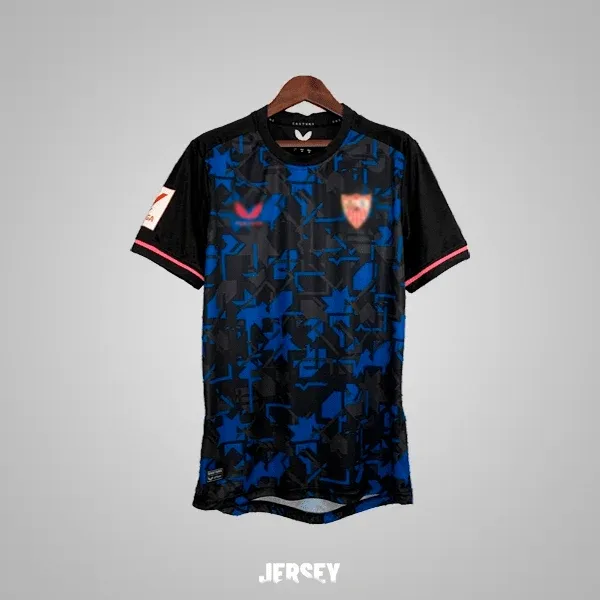 FC Sevilla Retro-Trikot 2023/24 Ausweich – Vorderseite