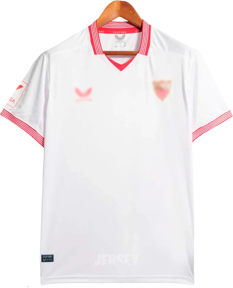 FC Sevilla Retro-Trikot 2023/24 Heim – Vorderseite