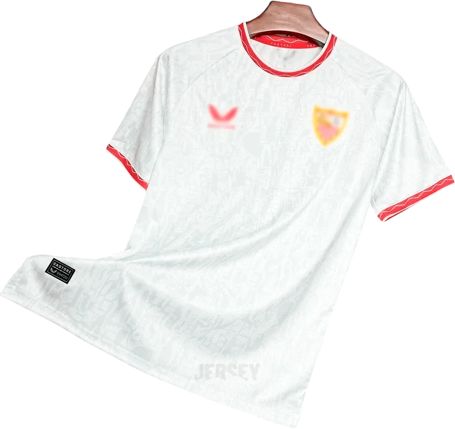 FC Sevilla Retro-Trikot 2024/25 Heim – Vorderseite