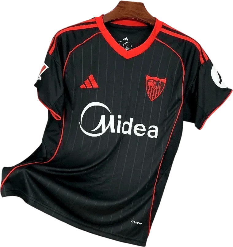 FC Sevilla Retro-Trikot 2025/26 Ausweich – Vorderseite