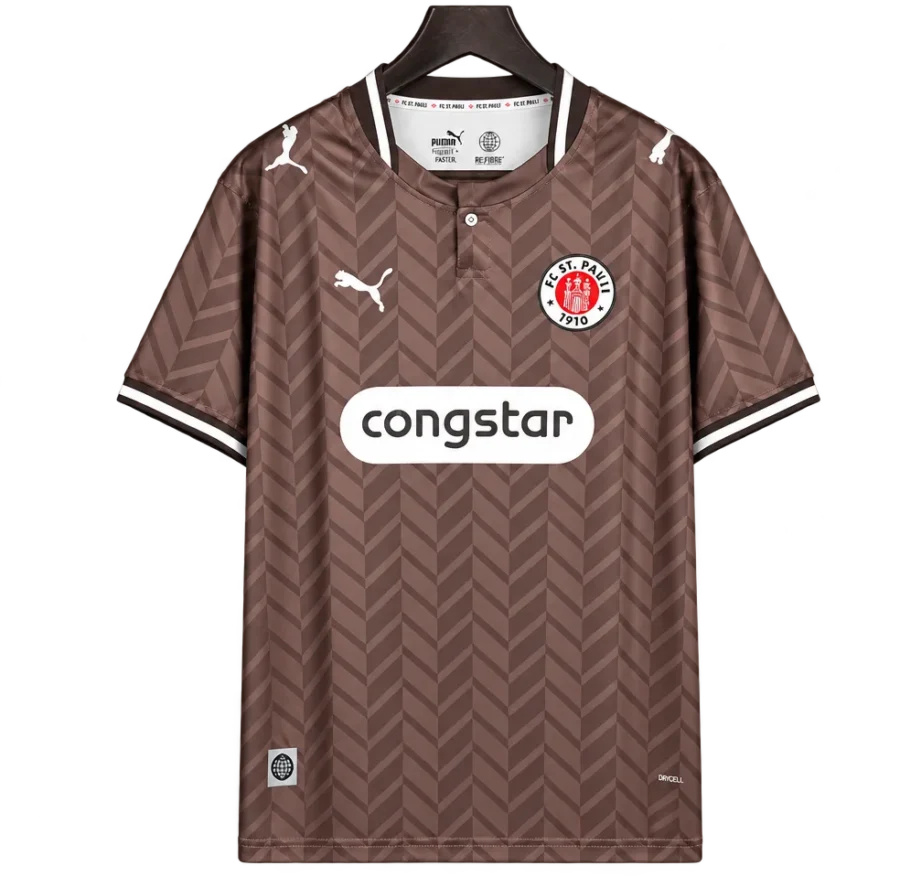 FC St. Pauli Retro-Trikot 2026/27 Heim – Vorderseite