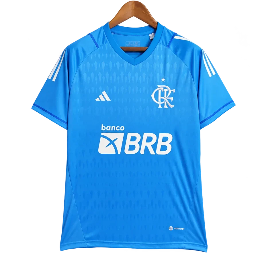 Flamengo Retro-Trikot 2023/24 Torwart Auswärts – Vorderseite
